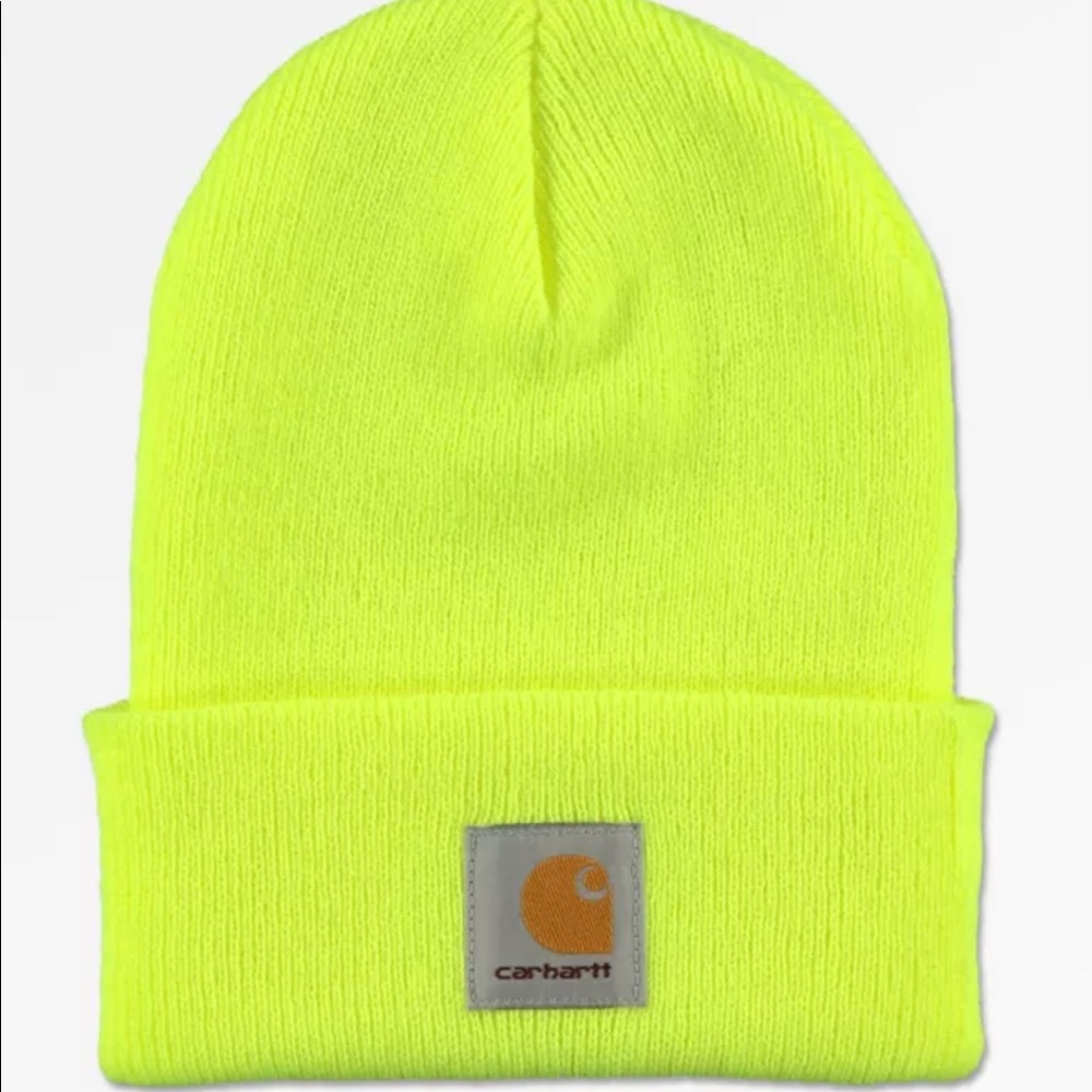 Carhartt Yellow Highlighter Unisex Beanie Hat